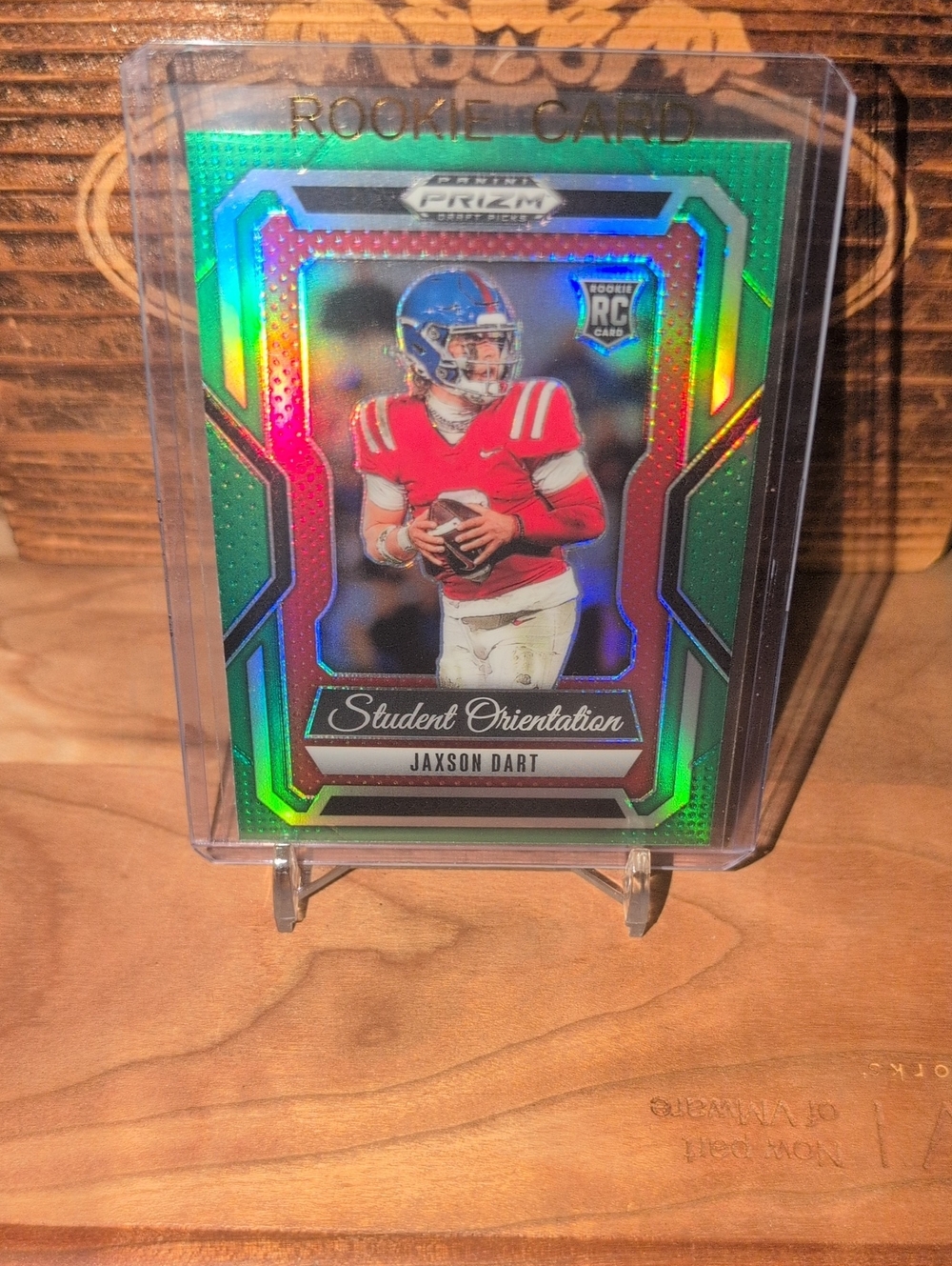 2025 Prizm Jackson Dart Student Orientation Rookie Card Giants